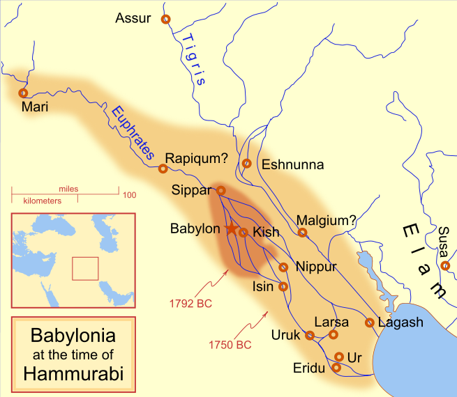 Ancient Lagash Map