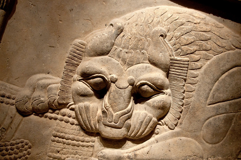 Close up of the Lion at Persepolis