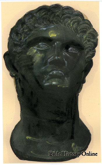 Bust of the Roman Emperor Nero