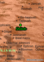 Map of Ancient Shiloh Map of Ancient Shiloh