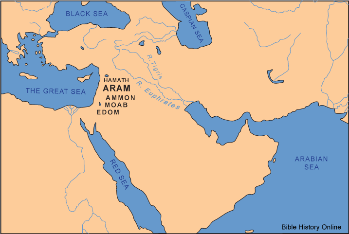 Map of Ancient Aram 