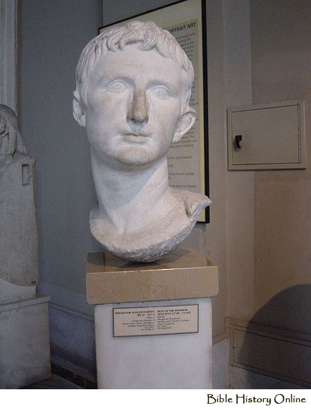 Portrait of Roman Emperor Augustus