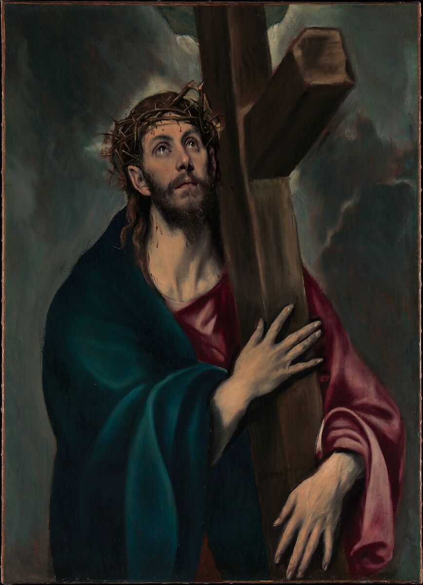 Painting Of Jesus Carrying The Cross