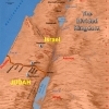 Map of the Divided Kingdom - Israel and Judah image