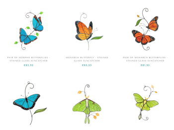 Stained Glass Butterfly Suncatchers: Symbols of Transformation in Biblical and Ancient Times post image