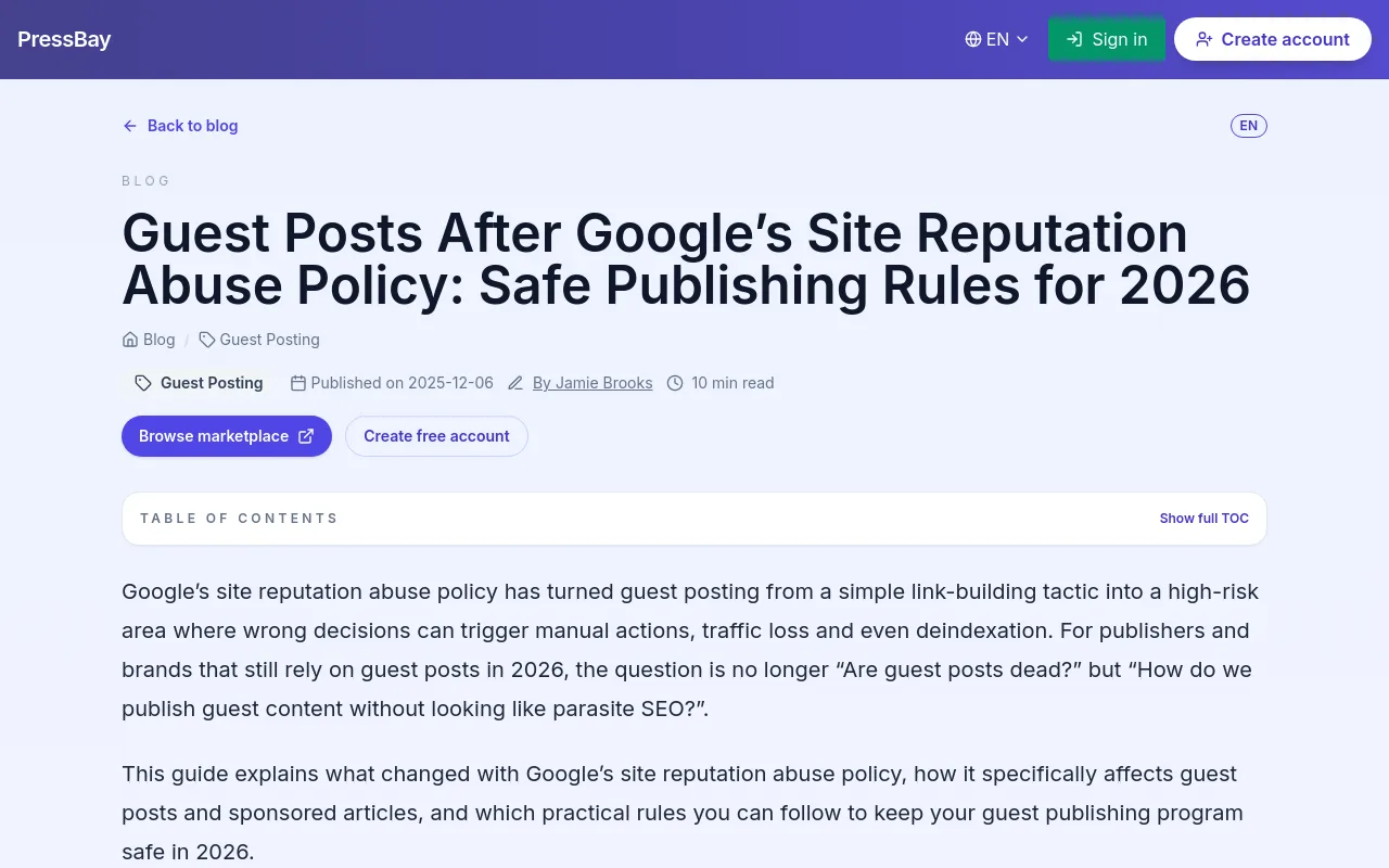 How to evaluate a site like an editor, not a link buyer