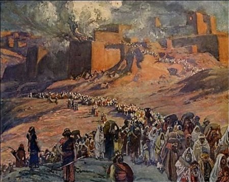 Painting of the Fall of Jerusalem in 586 BC