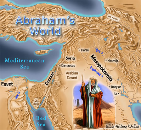 Map of the World of Abraham