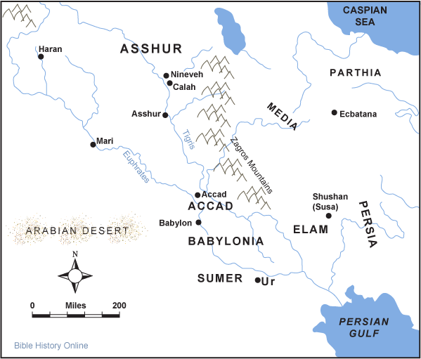 Map of the Ancient Near East