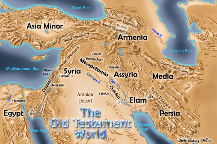 Map of the Old Testament World
