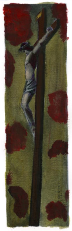 Painting of Jesus on the Cross