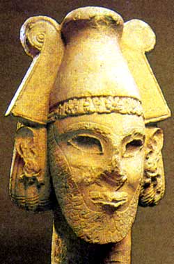 Male Ammonite Deity Sculpture 