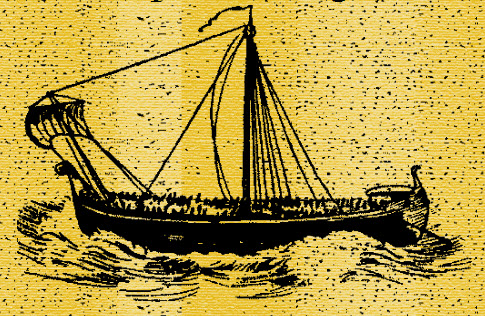 Illustration of an Paul's Ship to the Island of Malta
