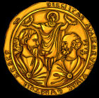 Paul the Apostle Medallion from Catacombs with Peter