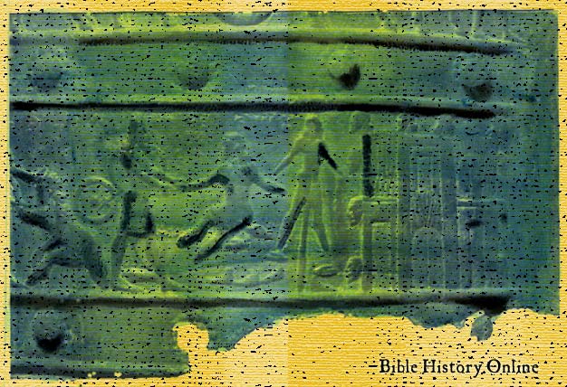 Assyrians Cutting Enemy in Pieces - Bronze Band
