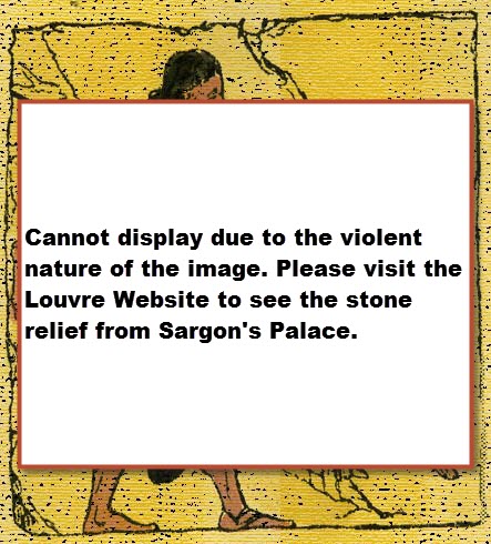 Ancient Assyrian Skinning A Captive Alive