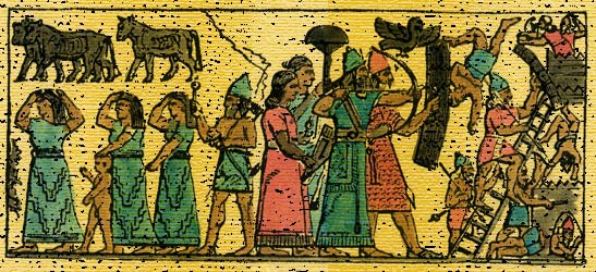 Women and Children Taken Away to Captivity