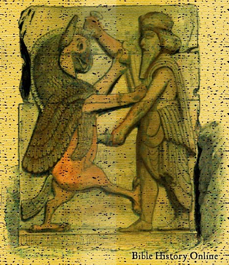 Persian King Killing Monster