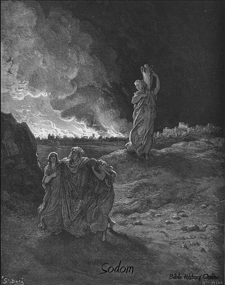 Painting of Sodom by Gustave Dore